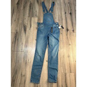 Dollhouse Womens Blue Denim Overalls Size 3 Created For Macys